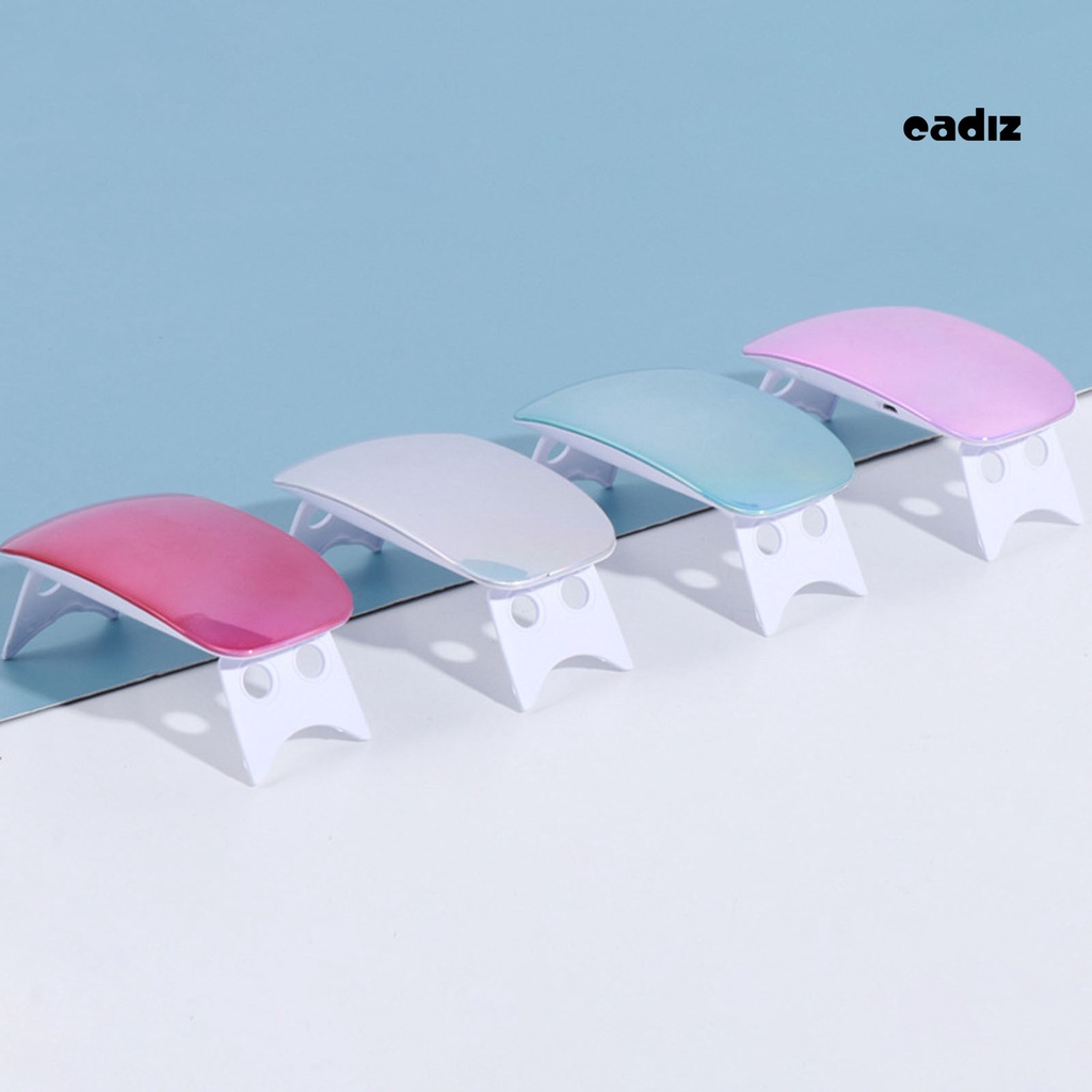 1 Bộ Đèn Hong Khô Sơn Móng Tay Một Nút Gấp Được Nguồn USB Kép Mini Nhanh Khô