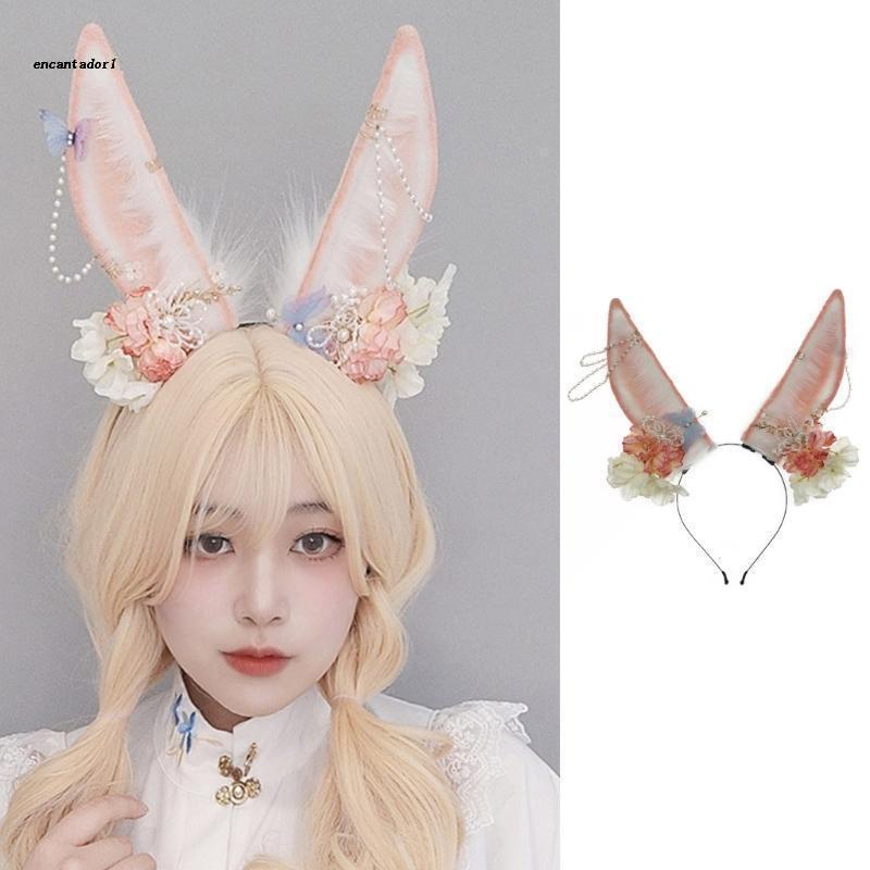 ✿ Băng Đô Tai Thỏ Hoạt Hình Dùng Hóa Trang Lễ Phục Sinh