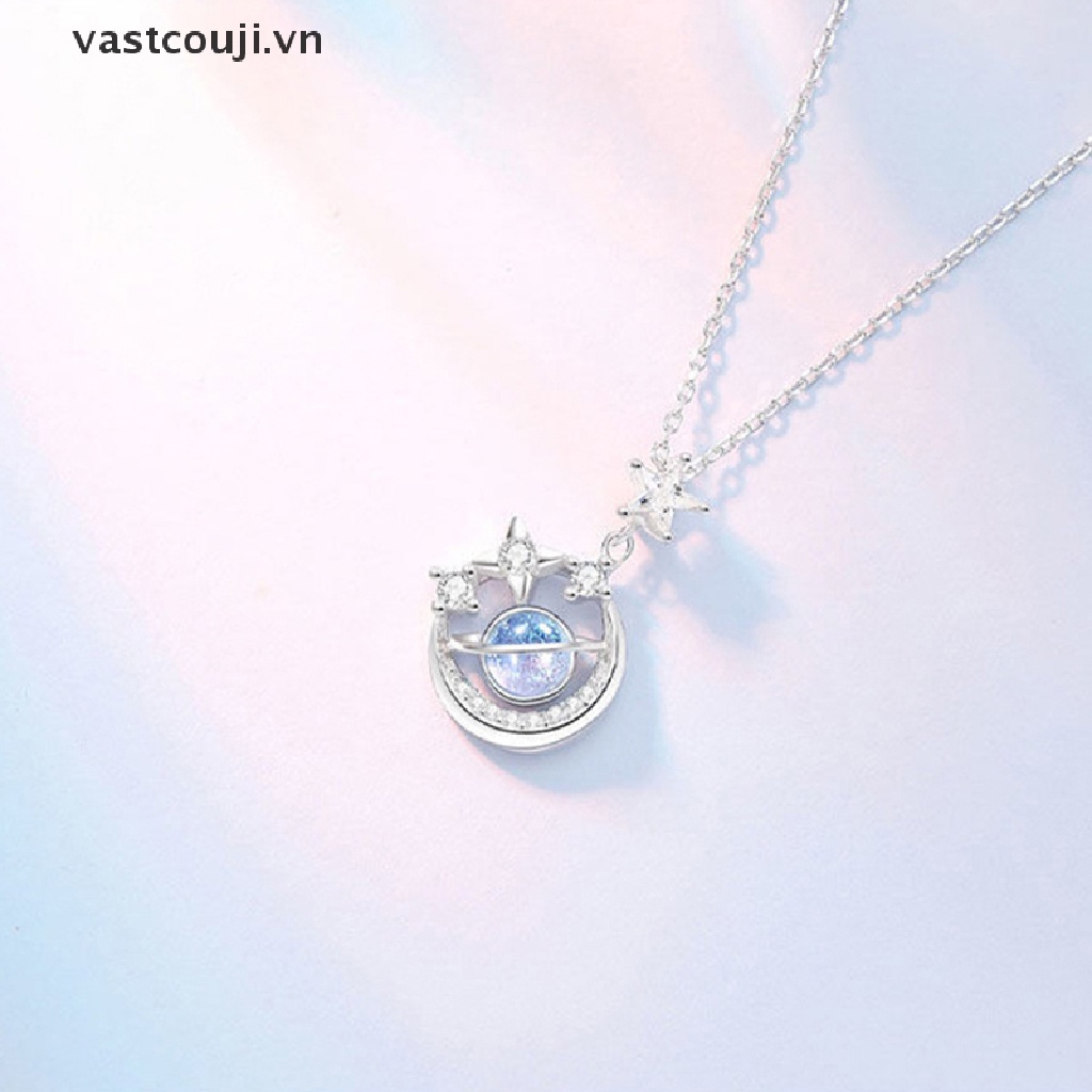 Vòng cổ Mặt Hình Ngôi Sao Mặt Trăng VASTJI Falling Into The Star River Dream Girl