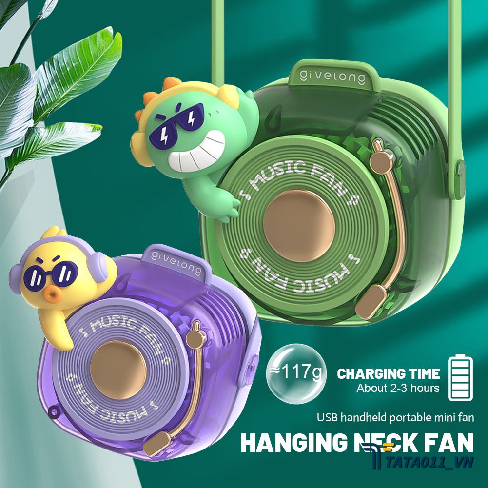 Quạt Làm Mát Cổ Không Cánh Với Dây Buộc Có Thể Tháo Rời Trọng Lượng Nhẹ Để Bàn Yên Tĩnh Cho Bé Trai Và Bé Gái VN1