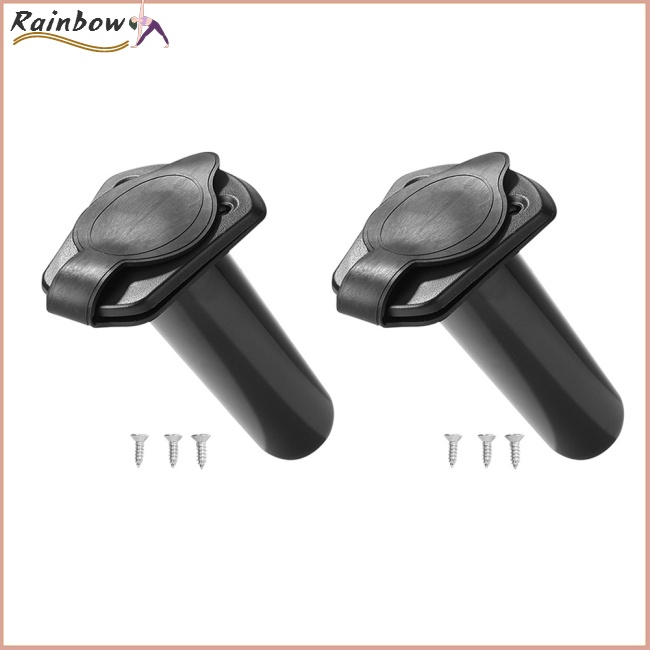Set 2 / 4 Giá Đỡ Cần Câu Cá Gọn Nhẹ Kèm Vỏ Bọc Ốc Vít Chuyên Dụng Cho Thuyền Kayak