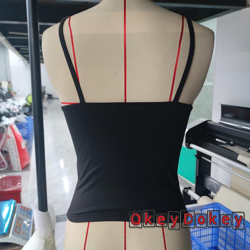 Áo Crop Top Không Tay In Họa Tiết Trái Tim Cổ Điển Y2K Dành Cho Nữ
