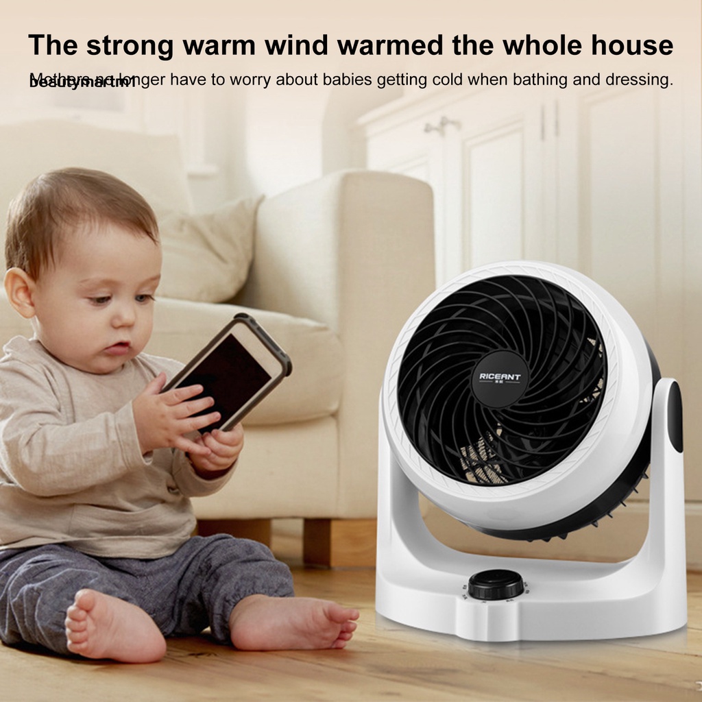 Quạt Sưởi Để Bàn Siêu Êm 2 Trong 1 Tiết Kiệm Năng Lượng Có Thể Điều Chỉnh Góc Bằng ABS