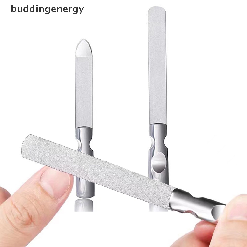 {BUDDI} Cây Dũa Móng Tay Hai Mặt Bằng Thép Không Gỉ Chuyên Nghiệp {BUDDI}