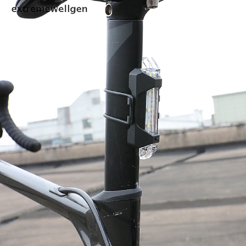 Đèn Cảnh Báo Chống Thấm Nước Sạc USB Cho Xe Đạp Leo Núi