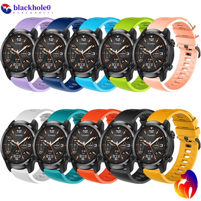 Dây Đeo Silicone Thay Thế Cho Đồng Hồ Ticwatch Gtw Esim Wh11014 22mm