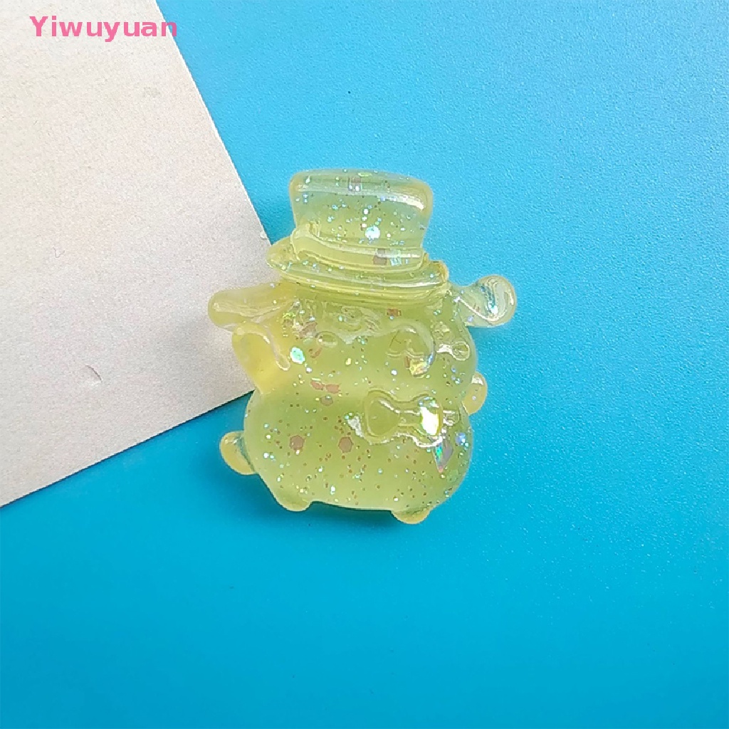 Bộ 10 Phụ Kiện Trang Sức Hình Chú Chó Cinnamon Phát Sáng Kulomi Meimei Mới