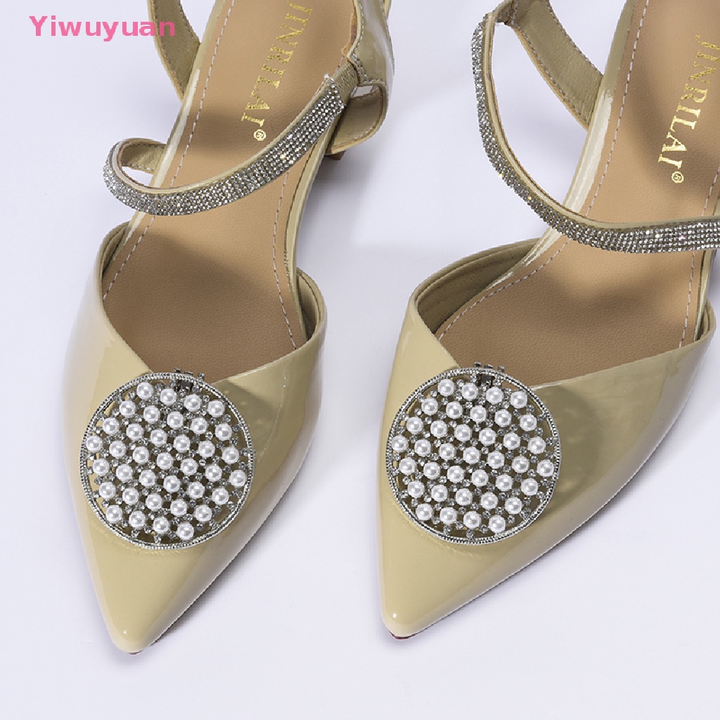 1 Cặp Kẹp Đính Đá Trang Trí Giày Cao Gót Cho Cô Dâu Mới