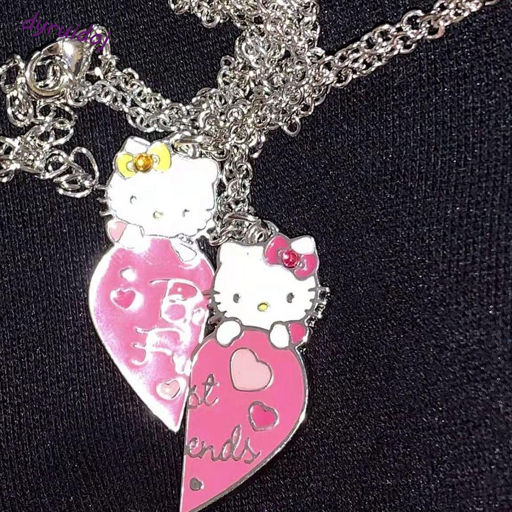 Vòng cổ Mặt Hình Mèo Kitty DYRUIDOJ1 Cho Cặp Đôi