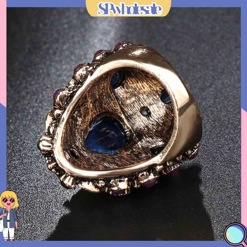 <SPwholesale> Nhẫn Đính Đá Lấp Lánh Thời Trang Cho Nữ