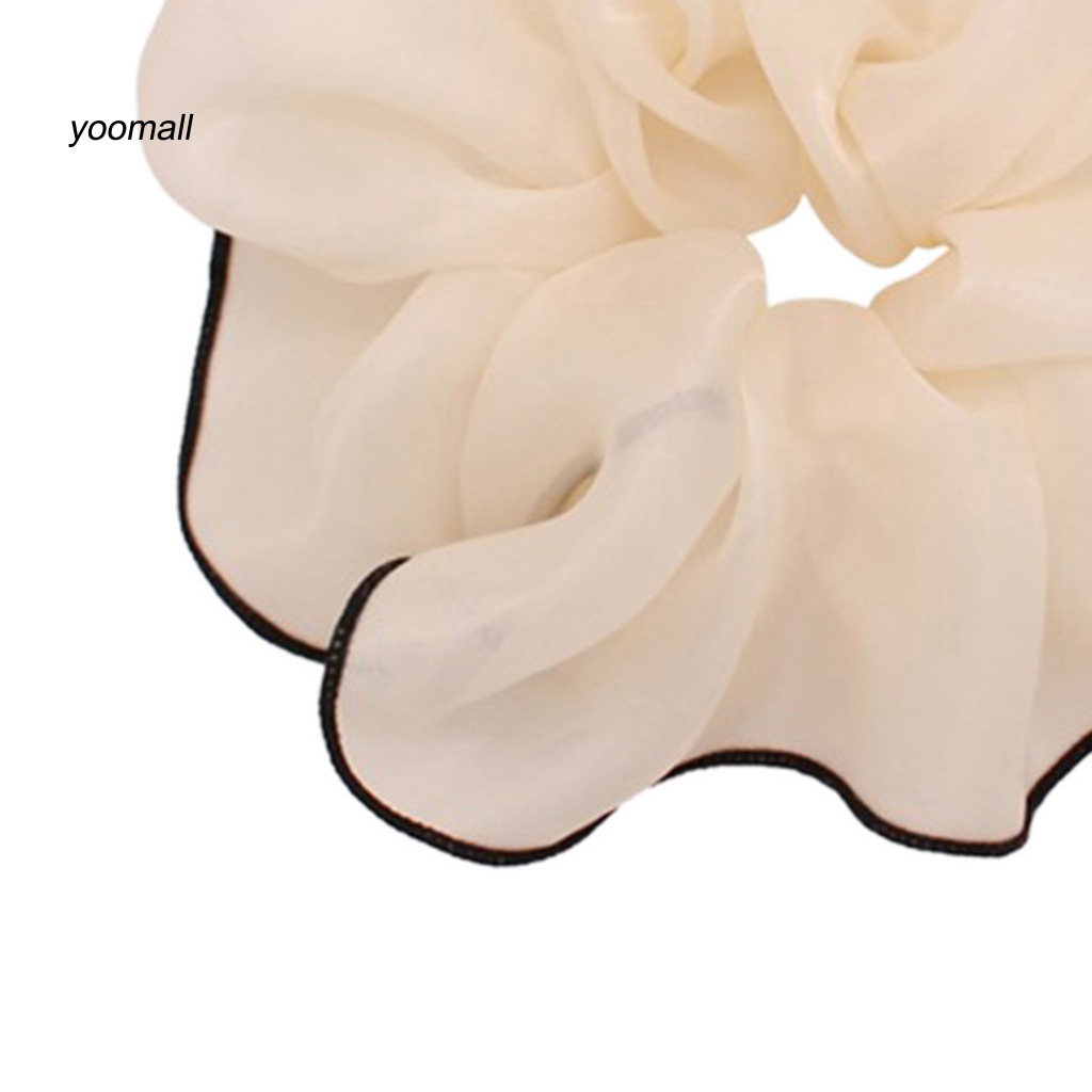 / Yo / Dây Buộc Tóc Đuôi Ngựa Bằng Lưới Ôm Sát Chống Rơi Cho Nữ