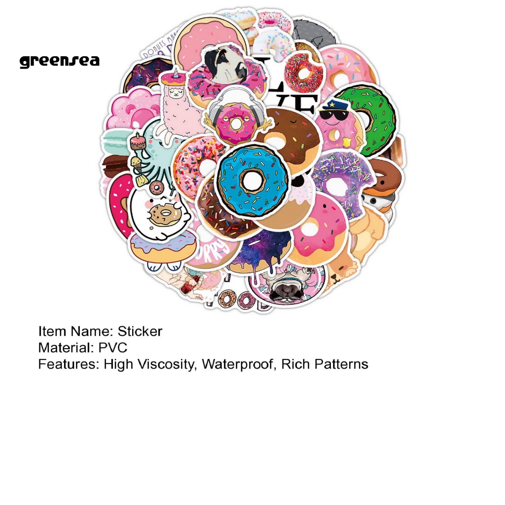 Set 50 Miếng Dán Hoạt Hình Trang Trí Đa Dụng