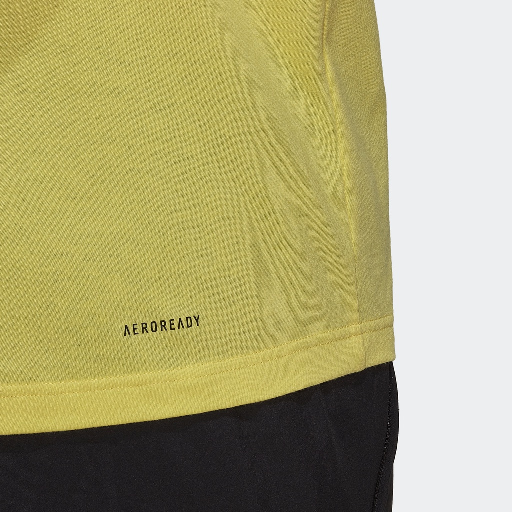 Adidas Tập luyện Áo Thun Thể Thao Feelready Designed to Move AEROREADY Nam Màu vàng HL4697