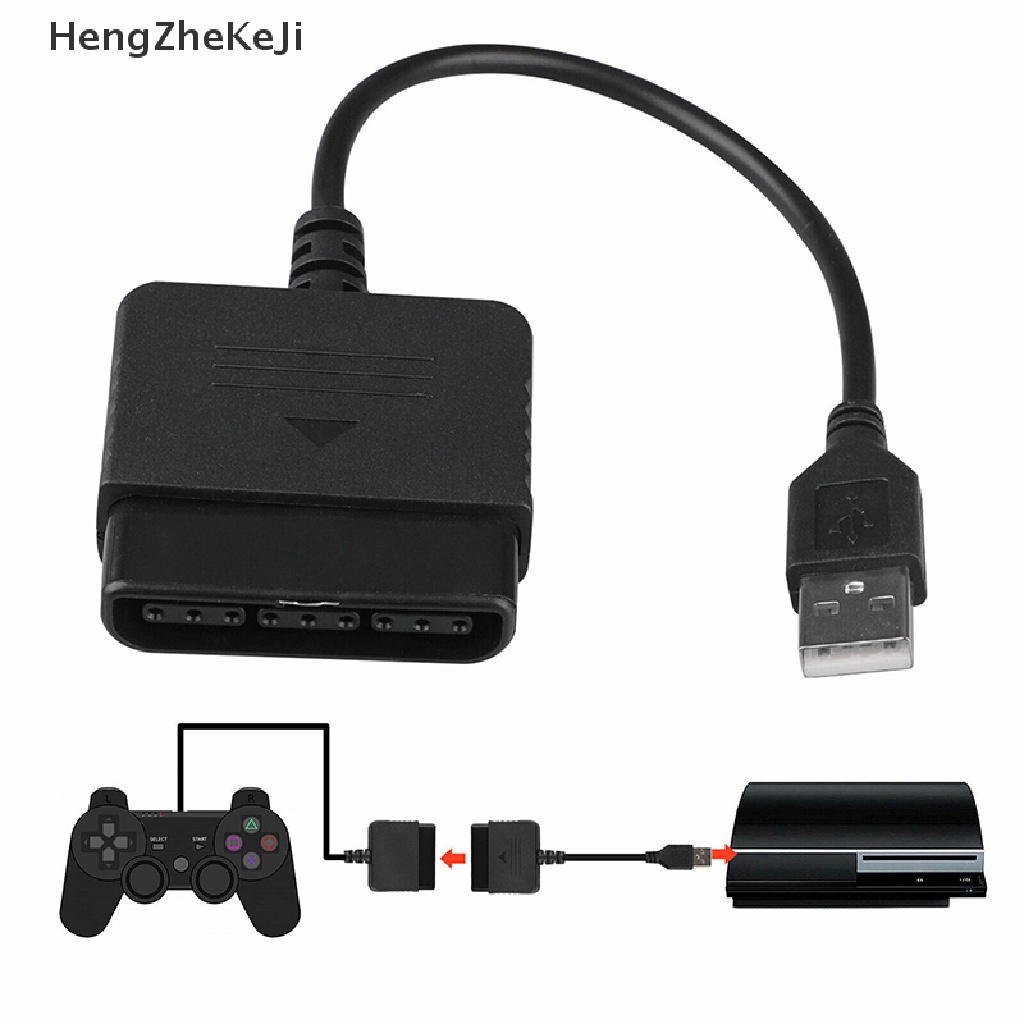 Dây Cáp USB 2 Đầu Chuyên Dụng Cho Tay Cầm Chơi Game PS2 Sang PS3 PlayStation 3 Hhehe Hhehe Hhehe
