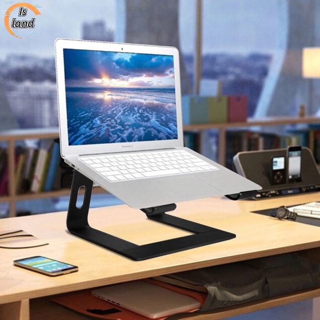 Giá Đỡ Notebook Bằng Hợp Kim Nhôm Tản Nhiệt Chống Trượt Tiện Dụng