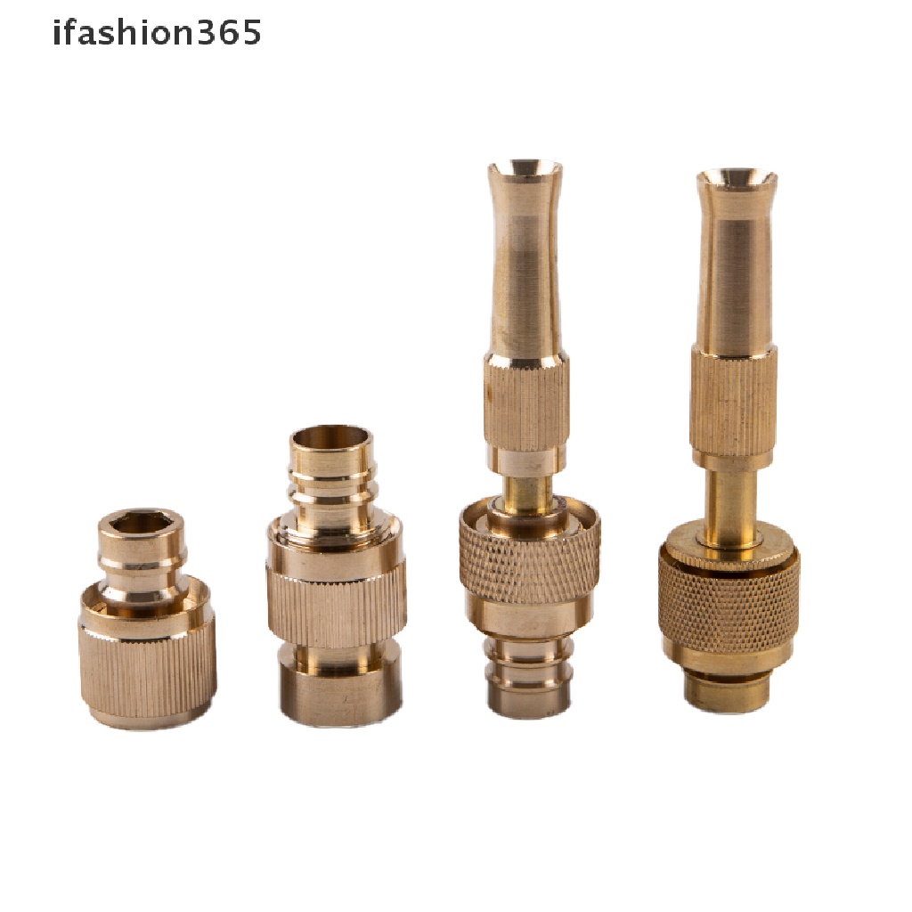 Vòi Phun Nước Áp Suất Cao Bằng Đồng Thau 1 / 2 3 / 4 "Điều Chỉnh Được ifashion365