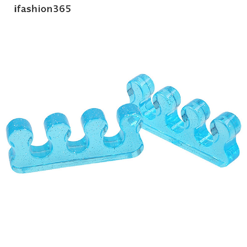 Set 2 Đệm Tách Ngón Chân Bằng Silicon Mềm Linh Hoạt ifashion365