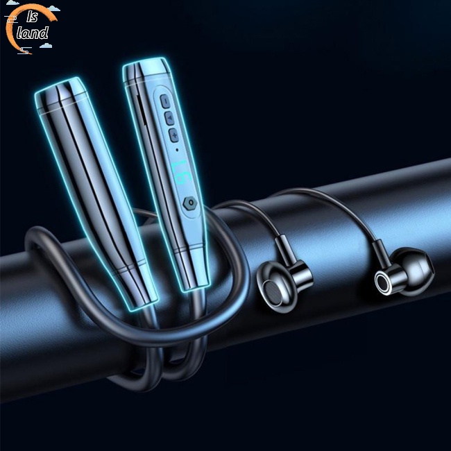 Tai Nghe Thể Thao Không Dây Bluetooth Bt25 Sức Chứa Lớn Có Màn Hình Hiển Thị Pin Đeo Cổ