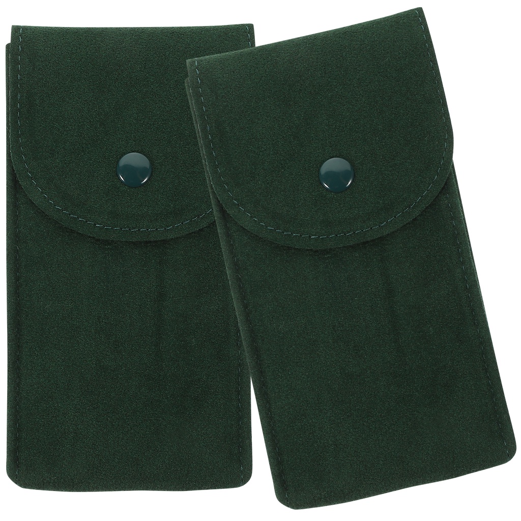 Reloj Set 2 Túi Đựng Đồng Hồ Đơn Bằng Lông Cừu Đính Ngọc Trai Trang Trí Para Hombre Dành Cho Bạn Nữ Mang Theo Du Lịch