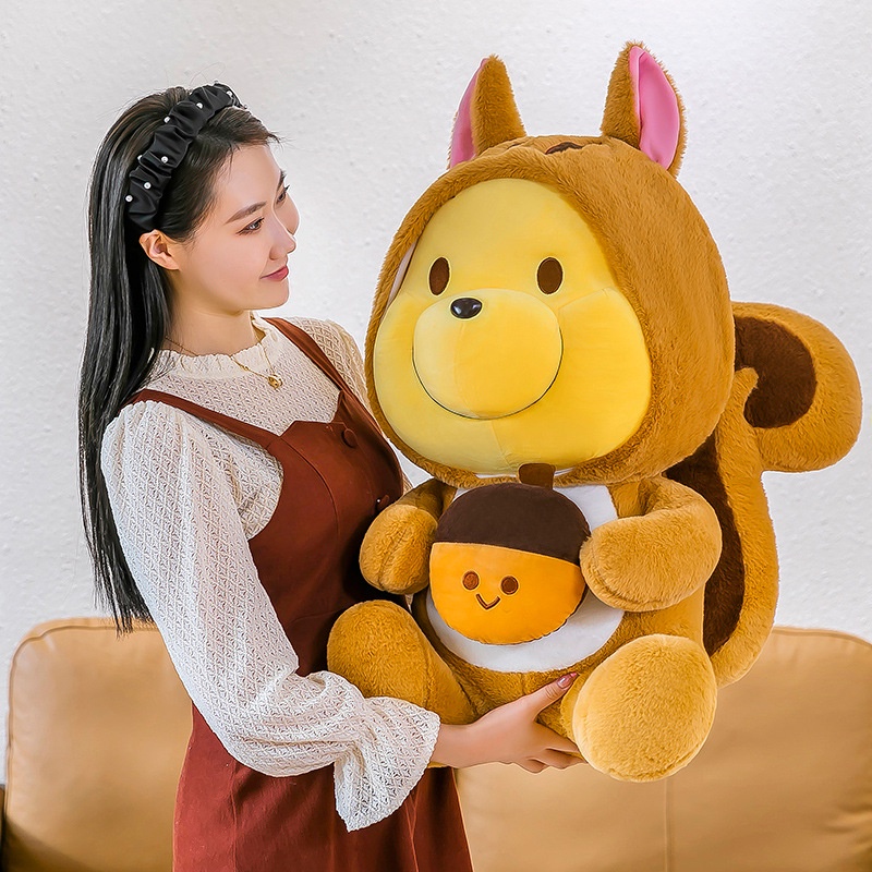 Gấu Pooh Nhồi Bông Thiết Kế Dễ Thương Xinh Xắn