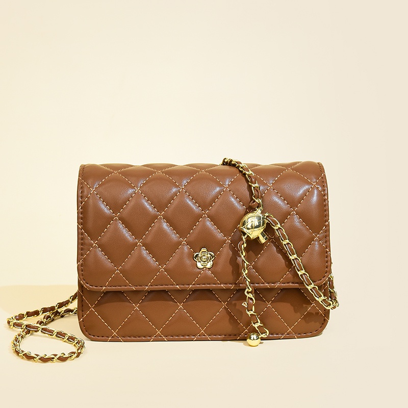 Ielgy Túi Đeo Vai Nhỏ Điều Chỉnh Được Có Dây Xích Thời Trang niche Phiên Bản Hàn Quốc Cổ Điển Bóng Vàng Nhỏ