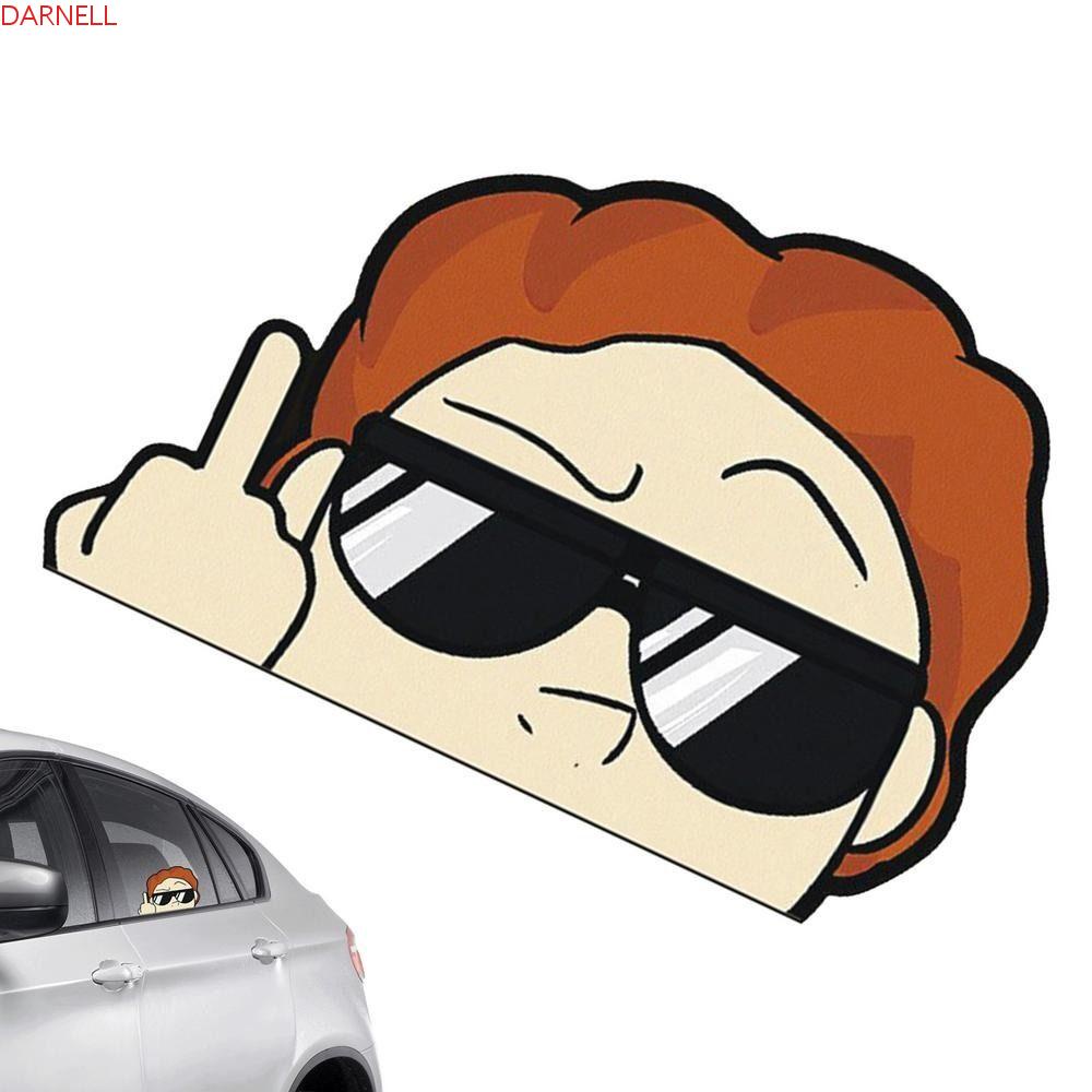 Miếng Dán Trang Trí Xe Hơi / Xe Máy Hình Rick Mort Độc Đáo Chống Thấm Nước