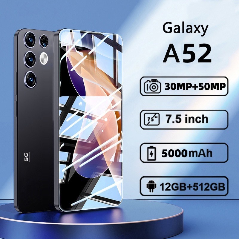 Điện thoại Galaxy A52 5G (12GB+512GB) chính hãng mới điện thoại giá rẻ Android A53 7,5 inch Dual SIM Chế độ chờ kép | BigBuy360 - bigbuy360.vn
