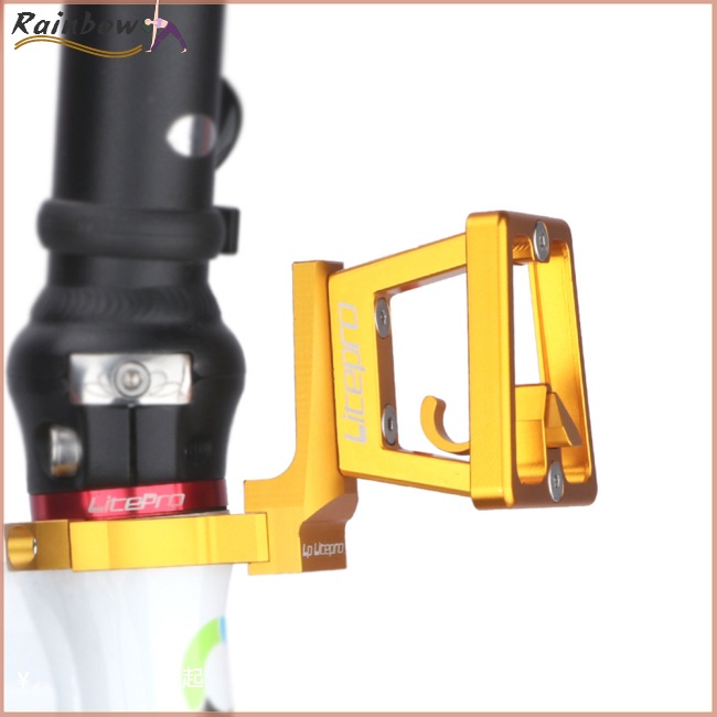 Giá Đỡ Túi Đựng Đồ Gắn Phía Trước Xe Đạp Bằng Hợp Kim Nhôm Gọn Nhẹ Chống Thấm Nước