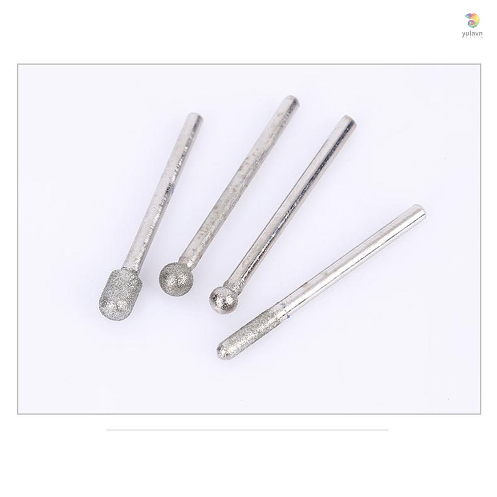 Bộ 50 Mũi Khoan Kim Cương Làm Đồ Thủ Công / Đá Hoa Cương / Sứ Kèm Hộp Đựng