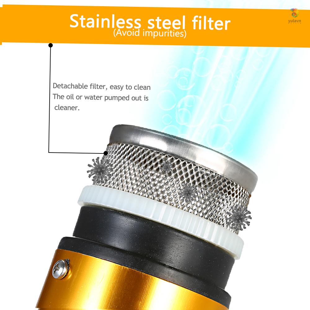 Bơm Nhiên Liệu Diesel 51mm DC 12V / 24V Có Màn Hình Hiển Thị