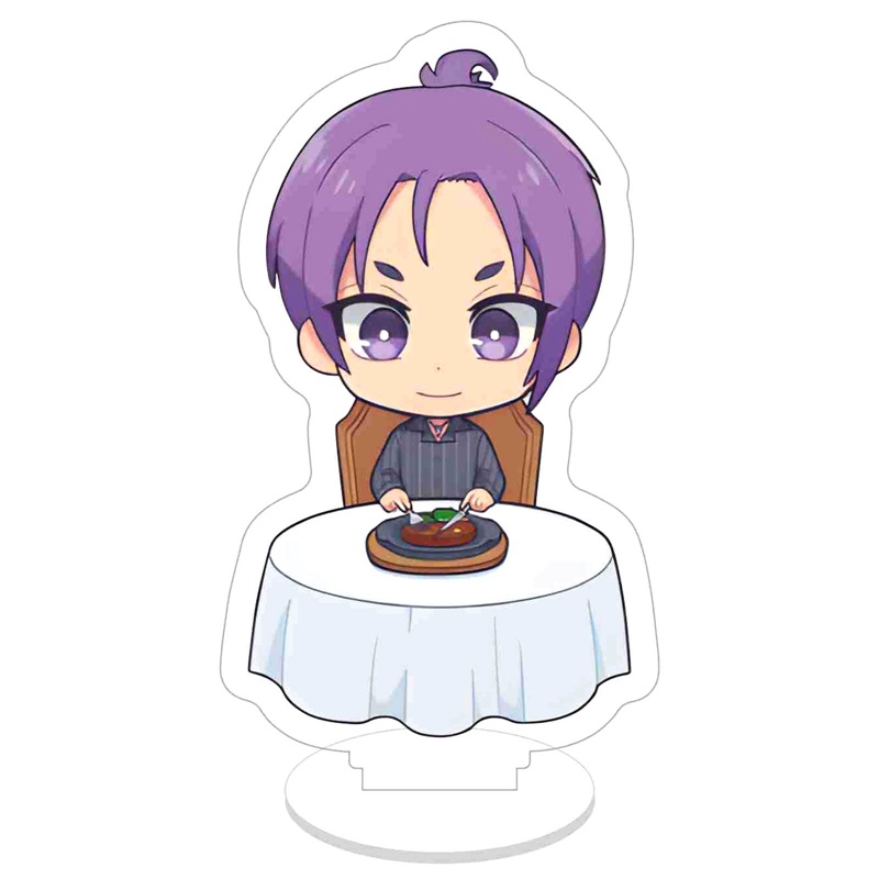 Mô Hình Búp Bê Đứng Bằng Acrylic Có Ổ Khóa Màu Xanh Dương Dùng Hóa Trang