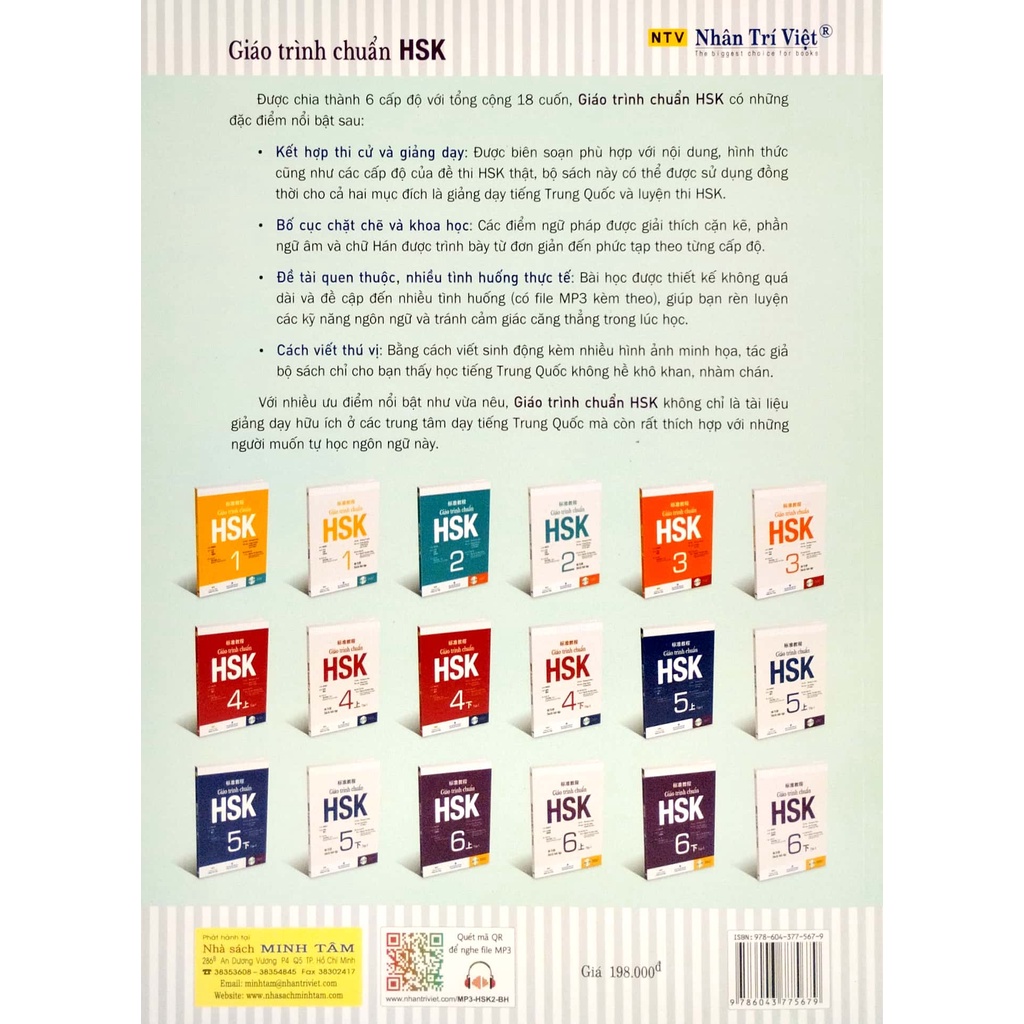 Sách Giáo Trình Chuẩn HSK 2 - Bài Học