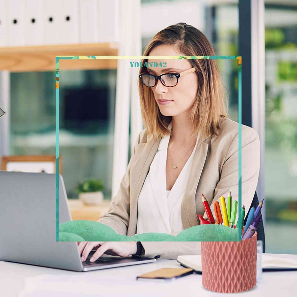 Hộp Đựng Cọ Trang Điểm Hình Tròn Sức Chứa Lớn Tiện Dụng Cho Trường Học / Văn