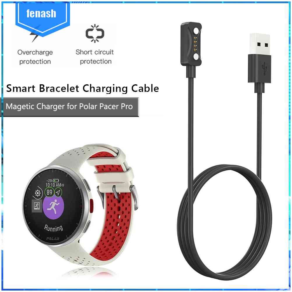 1m Dây Cáp Sạc Từ Tính Cổng USB 5V Cho Polar Pacer / Pro