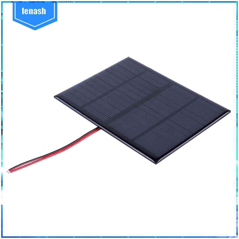 Tấm Pin Năng Lượng Mặt Trời Mini 3W 12V Dành Cho Pin 9-12V / Điện Thoại Di Động