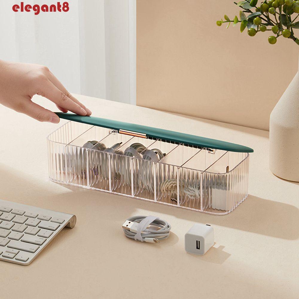 Hộp Đựng Dây Cáp Sạc USB Bằng Nhựa Thiết Kế Tinh Tế Tiện Dụng