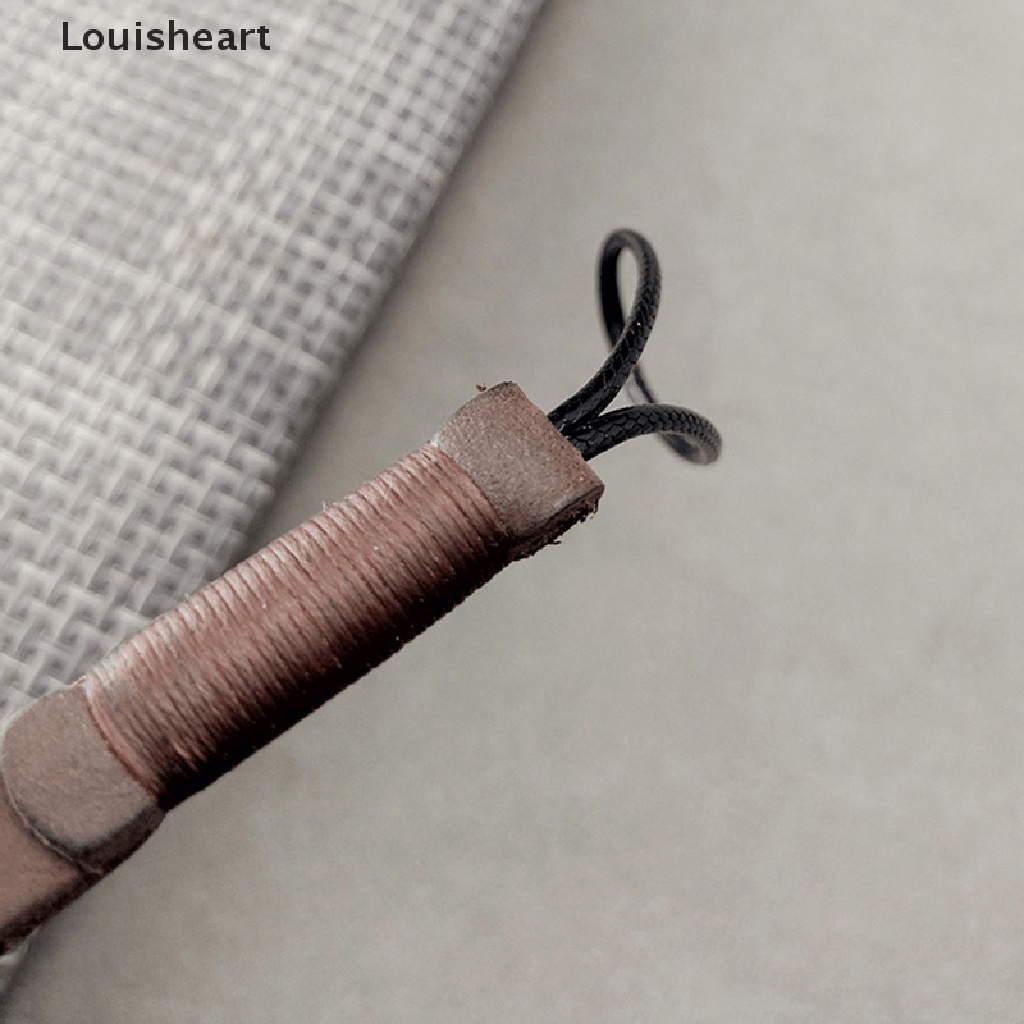 Móc Khóa Dây Da Bò Handmade Phong Cách Retro