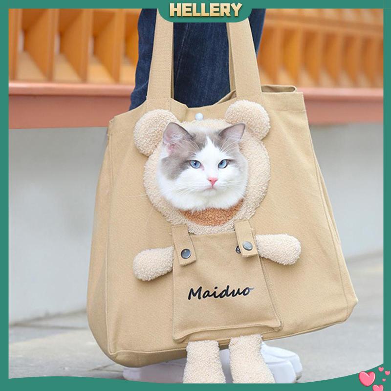 [HelleryVN] Túi Xách Du Lịch Đeo Vai Hình Gấu / Mèo Dễ Thương