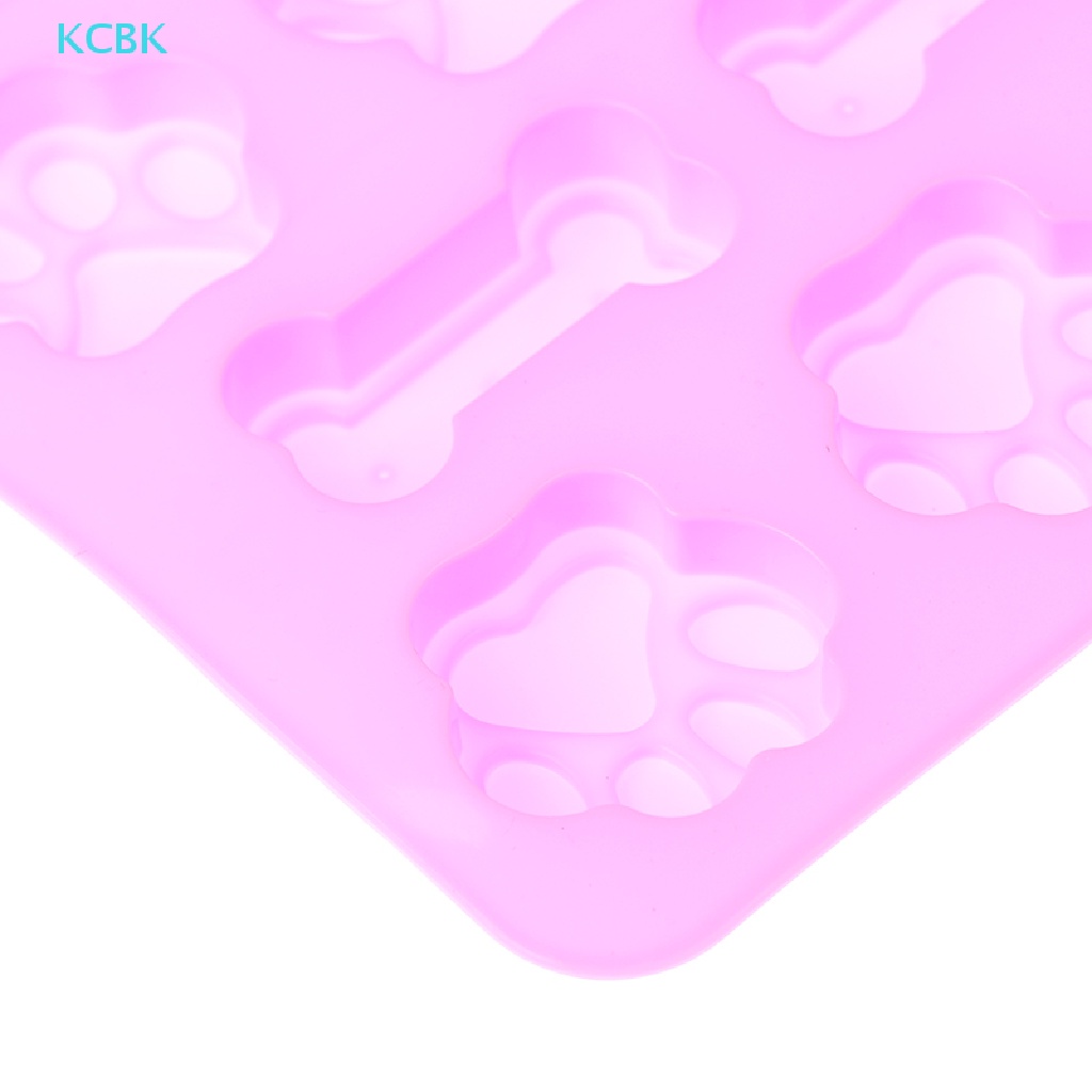 Khuôn Silicone Làm Bánh Hình Bàn Chân Chó 3D DIY