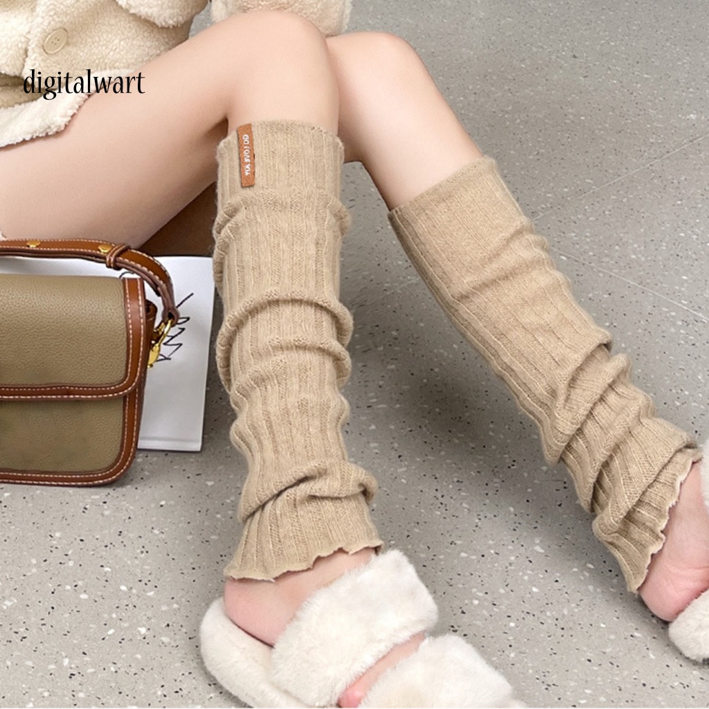 Kỹ Thuật Số| 1 Đôi Tất Cotton Dài Giữ Ấm Siêu Co Giãn Thoải Mái Cho Nữ Mặc Hàng Ngày