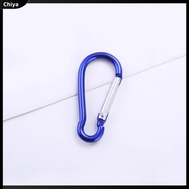 Set 5 Móc Khóa Carabiner Bằng Hợp Kim Nhôm An Toàn Cho Hoạt Động Thể Thao Ngoài Trời
