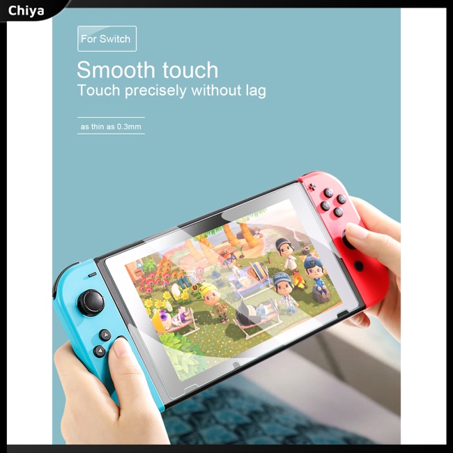 Set 2 Kính Cường Lực Phủ Toàn Màn Hình Chống Dầu Plasma Tương Thích Với Ns Switch