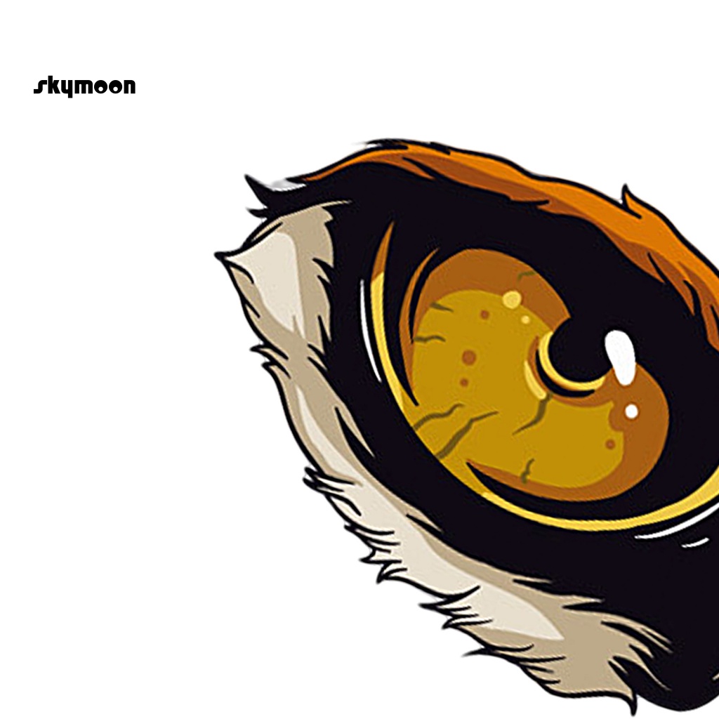 Đề Can Vinyl Dán Xe Hơi / Xe Máy Hình Đôi Mắt Đại Bàng Thân Thiện Với Môi Trường Chống Thấm Nước / Mài Mòn