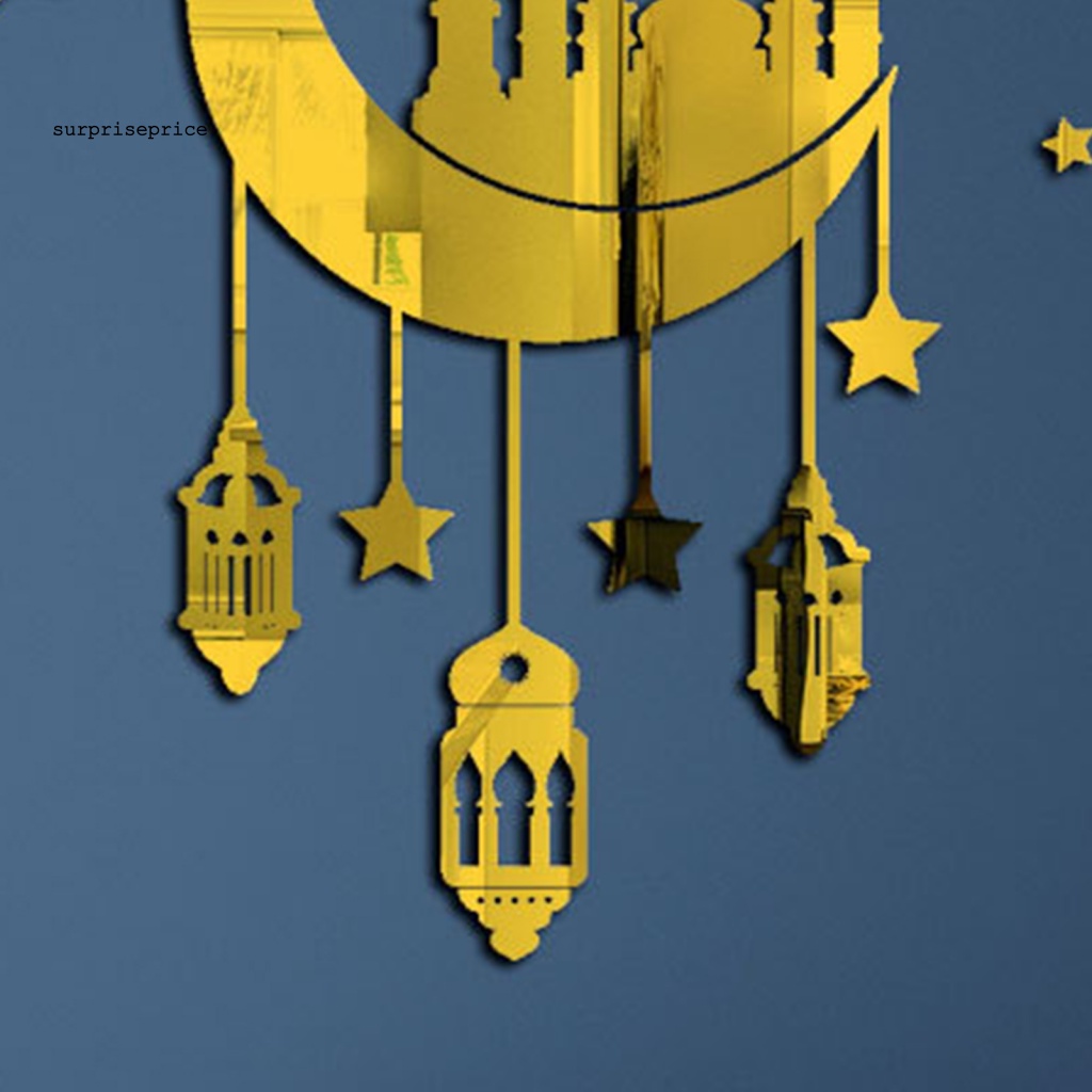 1 Bộ Sticker Dán Tường Bắt Mắt 3D Bằng Acrylic Chống Nước Trang Trí Nhà Cửa