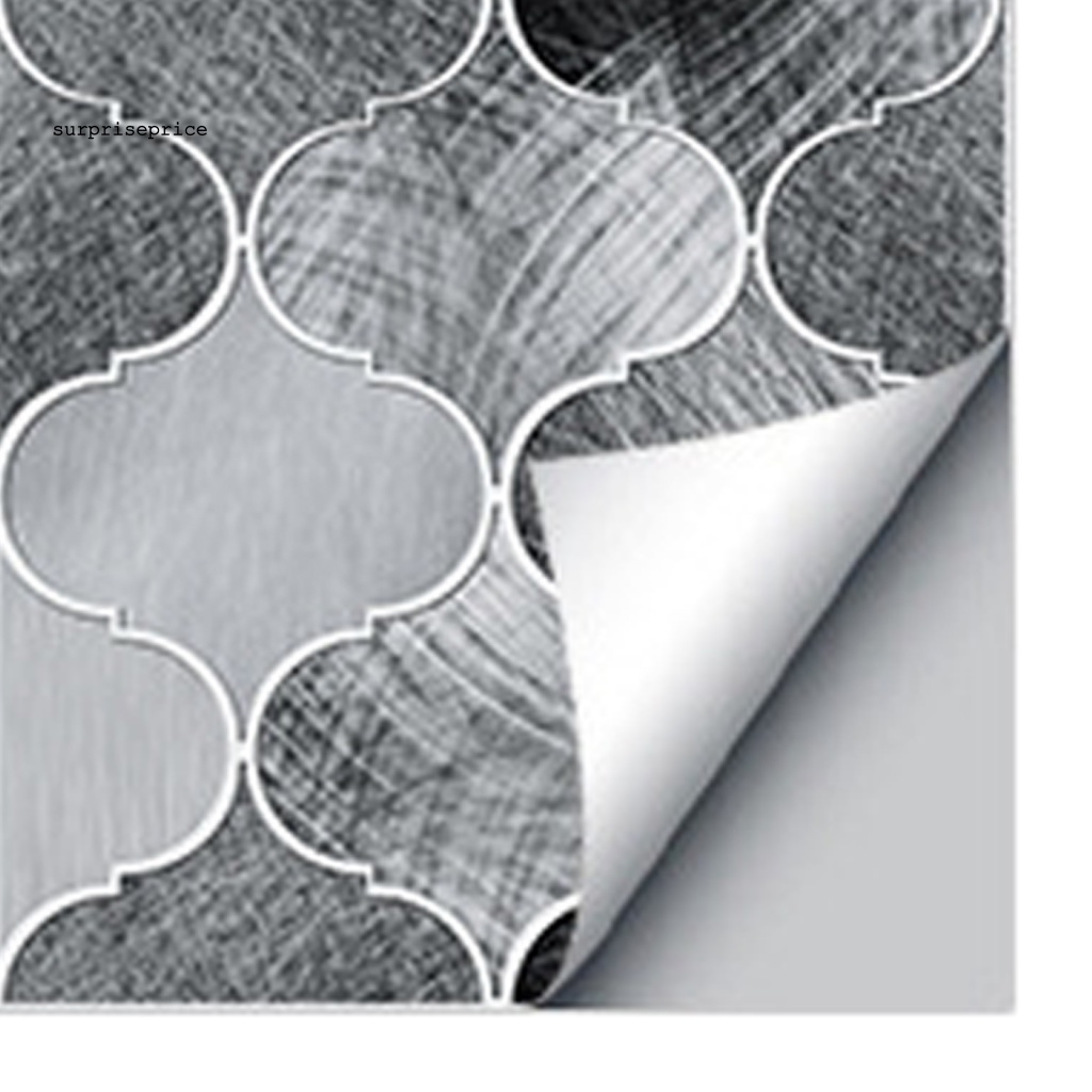 Set 10 Sticker Dán Tường Tự Dính Chống Thấm Nước Họa Tiết Vân Đá Cẩm Thạch Cổ Điển Trang Trí Nhà Cửa