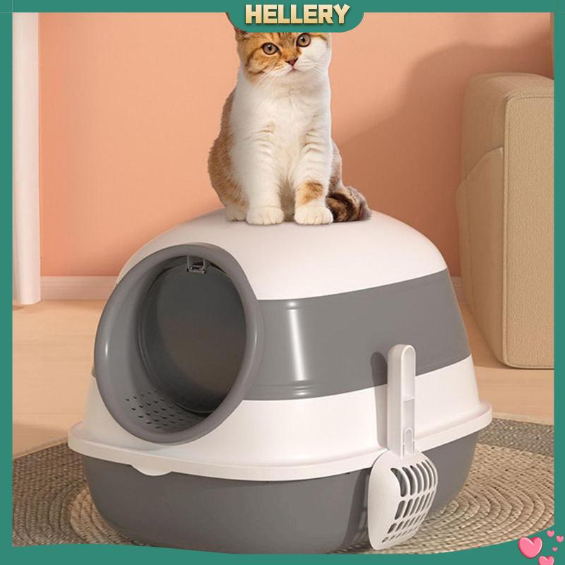 Hộp Đi Vệ Sinh Chống Văng Nước Cho Mèo Có Thể Gấp Gọn Tiện Dụng