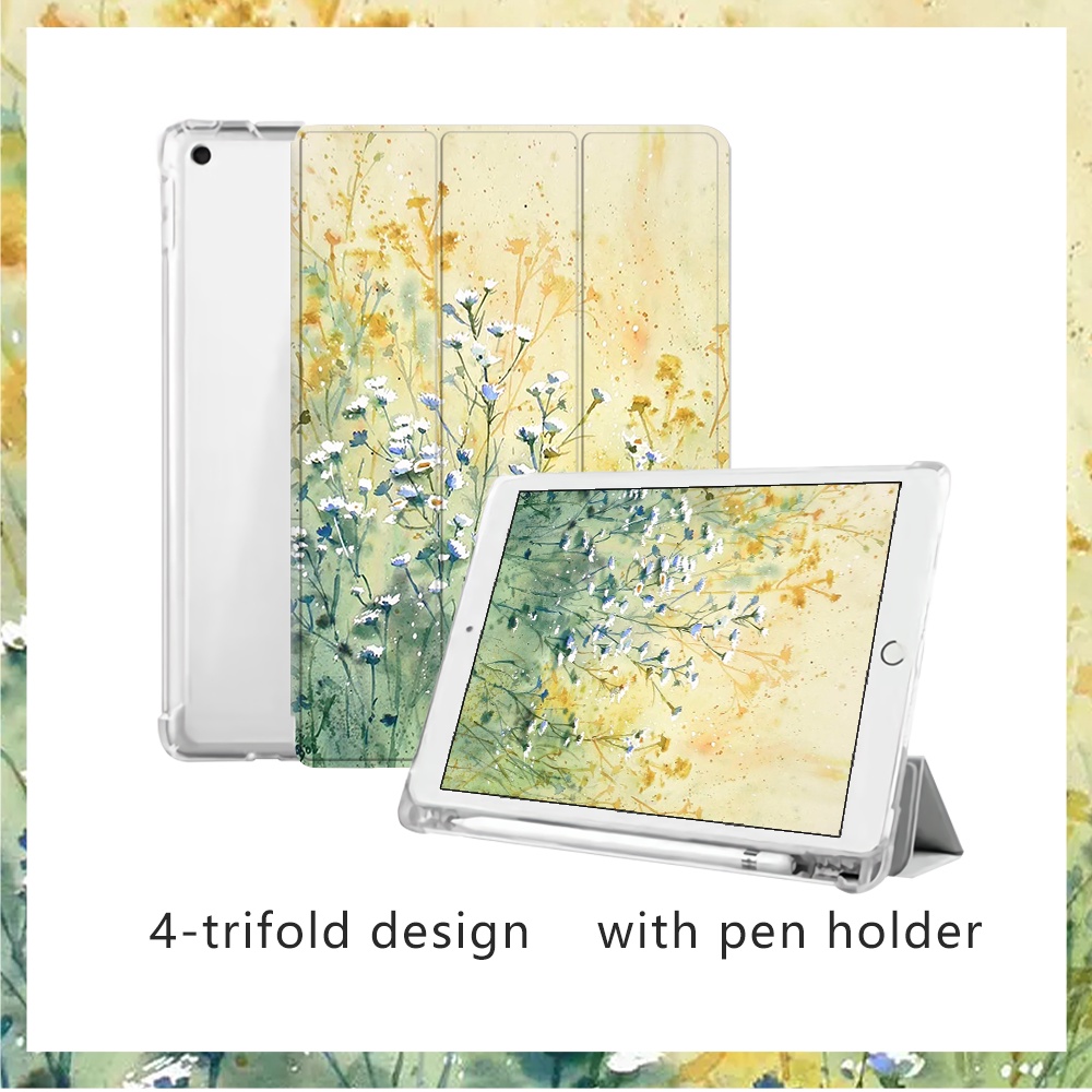 Bao Da Máy Tính Bảng Có Ngăn Đựng Bút Cho Ipad Air 5th Pro 11 10.5 9.7 10.2 10.9 Inch Gen 4 5 6 7 8 9 10 4th 5th 6th 7th 8th 9th 10th Gen Ốp