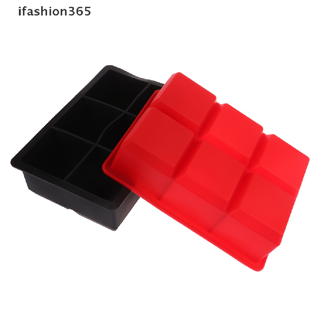 Khuôn Silicon Cấp Thực Phẩm Làm Đá 6 Ngăn ifashion365