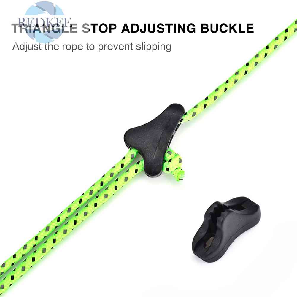 Móc Khóa Dây Lều Chống Trượt Hình Tam Giác