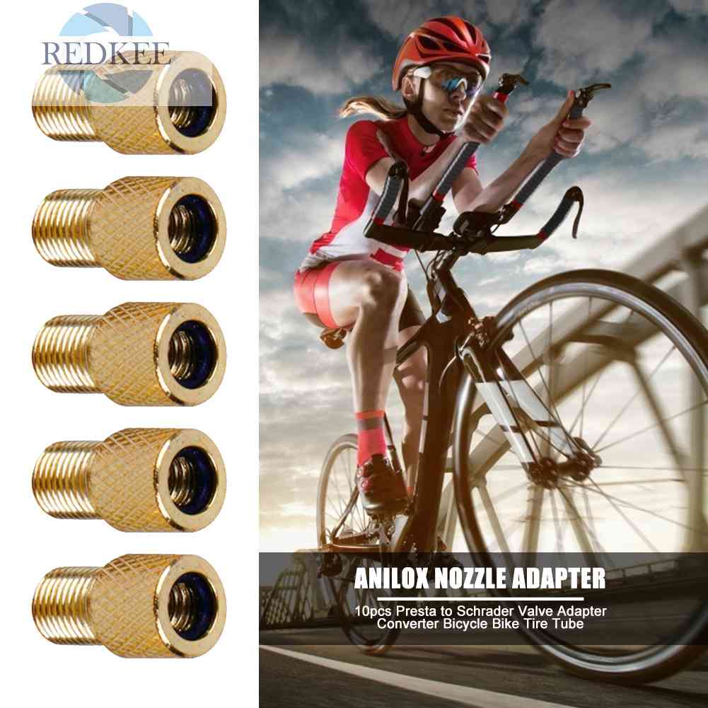 Set 10 Đầu Nối Van Bơm Hơi Xe Đạp